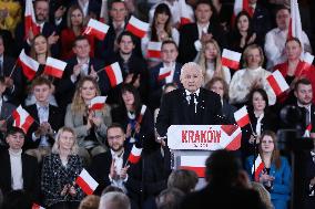 Announcement Of Karol Nawrocki As A Candidate In The Presidential Elections In Krakow