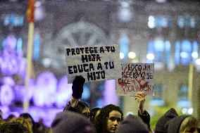 Spain Feminist Demonstration 25N