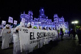 Spain Feminist Demonstration 25N