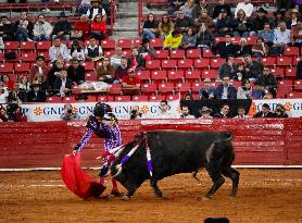 Sergio Flores And Borja Jiménez Perform Bullfighting In Mexico