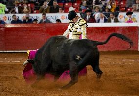 Sergio Flores And Borja Jiménez Perform Bullfighting In Mexico