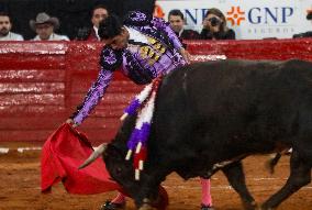 Sergio Flores And Borja Jiménez Perform Bullfighting In Mexico