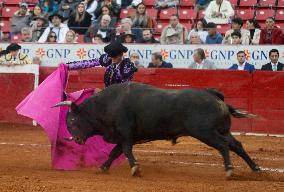 Sergio Flores And Borja Jiménez Perform Bullfighting In Mexico