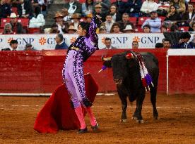 Sergio Flores And Borja Jiménez Perform Bullfighting In Mexico