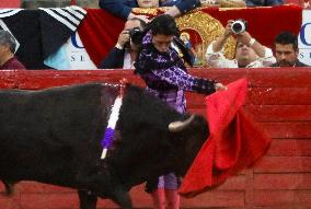 Sergio Flores And Borja Jiménez Perform Bullfighting In Mexico