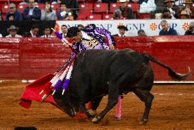 Sergio Flores And Borja Jiménez Perform Bullfighting In Mexico