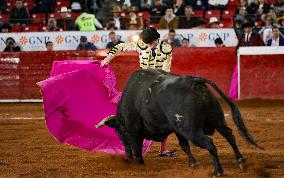 Sergio Flores And Borja Jiménez Perform Bullfighting In Mexico