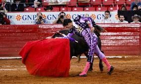 Sergio Flores And Borja Jiménez Perform Bullfighting In Mexico