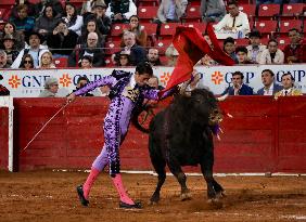 Sergio Flores And Borja Jiménez Perform Bullfighting In Mexico