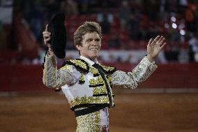 Sergio Flores And Borja Jiménez Perform Bullfighting In Mexico