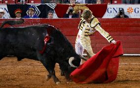 Sergio Flores And Borja Jiménez Perform Bullfighting In Mexico