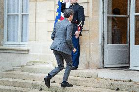 PM Michel Barnier Meets Group Leaders - Paris