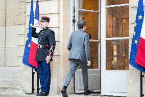 PM Michel Barnier Meets Group Leaders - Paris