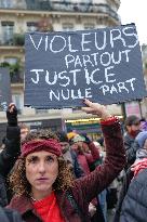 Protest to Condemn Violence Against Women - Paris