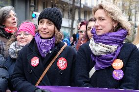 Protest to Condemn Violence Against Women - Paris