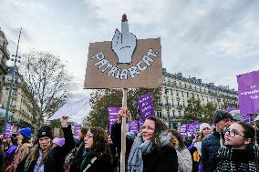 Protest to Condemn Violence Against Women - Paris