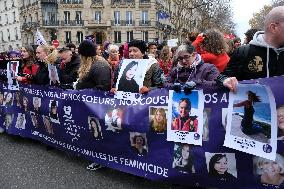 Protest to Condemn Violence Against Women - Paris