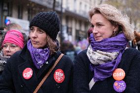 Protest to Condemn Violence Against Women - Paris