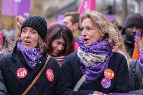 Protest to Condemn Violence Against Women - Paris