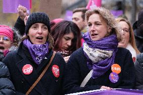 Protest to Condemn Violence Against Women - Paris