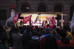 Presidium Against The Criminalization Of Pregnancy For Others And For Others Organized By Famiglie Arcobaleno Demonstration In M