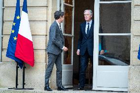 Group Leaders Leaves Matignon - Paris