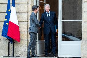 Group Leaders Leaves Matignon - Paris