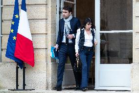 Group Leaders Leaves Matignon - Paris