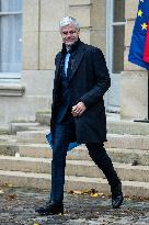 Group Leaders Leaves Matignon - Paris