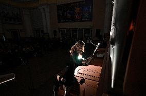 Pipe organ at Lviv railway station