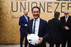 The Press Conference To Present The First Private Construction Site In The Former Falck Union Zero Area In Milan