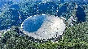 FAST Telescope Under Maintenance - China