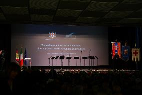 Sergio Mattarella At The 30th Anniversary Of The Flood That Hit Alessandria And Neighboring Municipalities