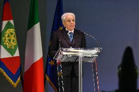 Sergio Mattarella At The 30th Anniversary Of The Flood That Hit Alessandria And Neighboring Municipalities