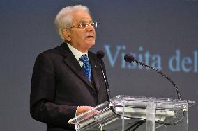 Sergio Mattarella At The 30th Anniversary Of The Flood That Hit Alessandria And Neighboring Municipalities