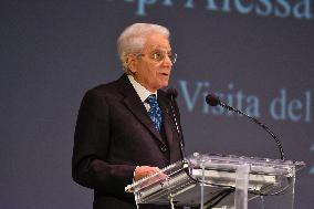 Sergio Mattarella At The 30th Anniversary Of The Flood That Hit Alessandria And Neighboring Municipalities