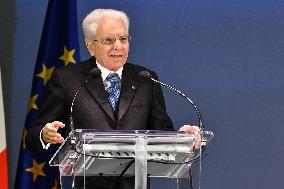 Sergio Mattarella At The 30th Anniversary Of The Flood That Hit Alessandria And Neighboring Municipalities