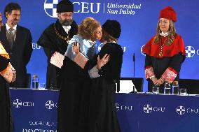 Investiture Of Queen Sofia As Doctor Honoris Causa - Madrid