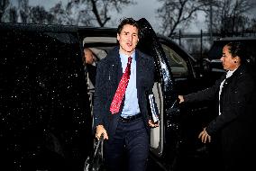 PM Justin Trudeau Arrives on Parliament Hill - Ottawa