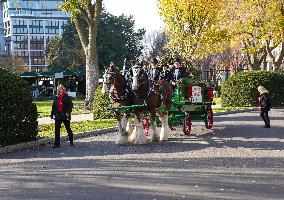 Presidential Grandson Beau Biden Joins The First Lady At The Arrival Of The White House Christmas Tree.