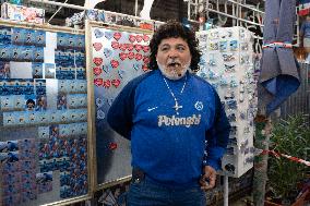 Napoli Club And Fans Pay Tribute To Maradona