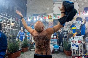 Napoli Club And Fans Pay Tribute To Maradona