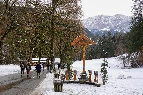 Winter Walk In Garmisch-Partenkirchen