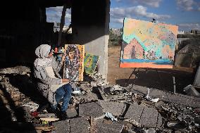 Palestinian Artist Maysaa Youssef