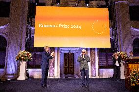 Royals at Erasmus Prize - Amsterdam