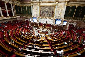 Debate and voting session on the Mercosur free-trade treaty at The National Assembly - Paris