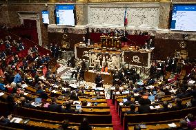 Questions to the Government at The National Assembly - Paris