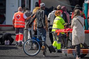 Several migrants arrive at the port of La Restinga - El Hierro