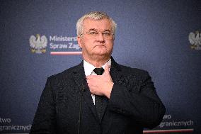 Ukraine FM In Warsaw Says No Obstacles For Polish Exhumations