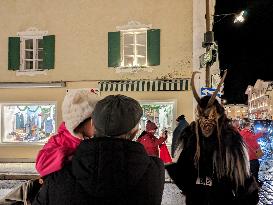 A Fiery Bavarian Tradition Lights Up The Night. Vivid Scenes From The Annually Krampus Run In Bad Tölz, Bavaria